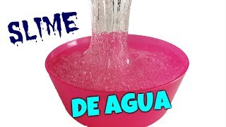 Haz SLIME DE AGUA Probando recetas de 💦Water Slime💦 [upl. by Doolittle]