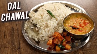 Dal Chawal  How To Make Dal Rice  Yellow Dal amp Jeera Rice  Traditional Veg Recipe By Chef Varun [upl. by Diogenes]