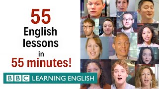 BOX SET 55 English lessons in 55 minutes Grammar amp Vocabulary Megaclass [upl. by Marieann]