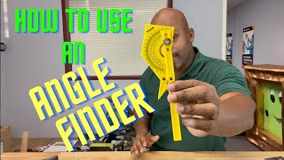 HOW TO USE AN ANGLE FINDER [upl. by Ecinert840]