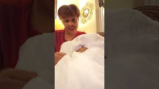 Hebeos Review Wedding dress added Sparkle Update [upl. by Amoihc977]