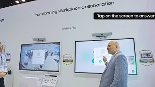 Samsung  Cisco Transforming Workplace Collaboration [upl. by Kamal]