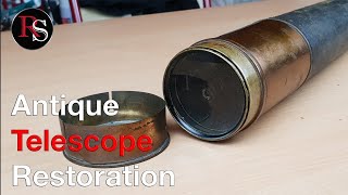 Antique Telescope Restoration  DIY [upl. by Kerby]