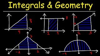 Evaluating Definite Integrals Using Geometry [upl. by Arev]