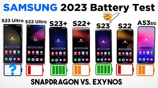 ULTIMATE 2023 Samsung Battery Test [upl. by Feigin]