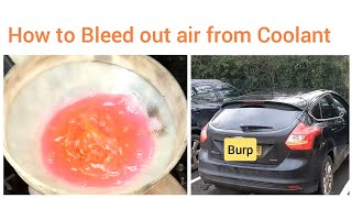 How to bleed a cars Engine Coolant System [upl. by Giesecke]