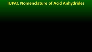 IUPAC Nomenclature of Acid Anhydrides [upl. by Delorenzo]