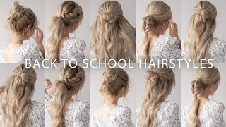 EASY BACK TO SCHOOL HAIRSTYLES 📚👩🏼‍🎓 [upl. by Casimire779]