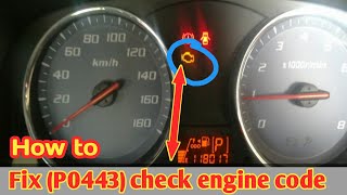 how to fix P0443 check engine code easy DIY 3 minutes [upl. by Roban]