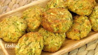 Ovenbaked zucchini fritters few ingredients READY IN 15 MINUTES [upl. by Atiniuq262]