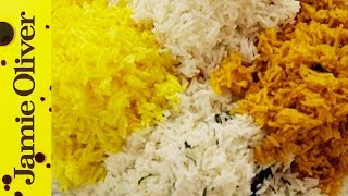 How To Cook Perfect Fluffy Rice  Jamie Oliver [upl. by Meehyr106]