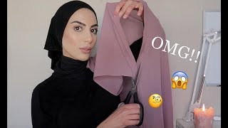 Hijab Tutorial How To Style A Ready Made Hijab  Super Easy [upl. by Keiko]