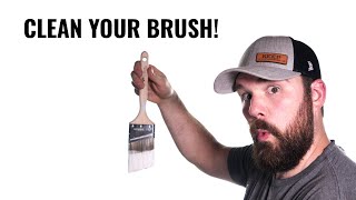 How To Properly Clean a Paint Brush [upl. by Absalom]