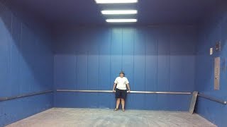 HUMONGOUS Dover Hydraulic Freight Elevator in Austin TX with Custom Impulse fixtures [upl. by Assertal]