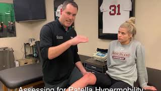 Assessing for Patella Hypermobility [upl. by Miksen]