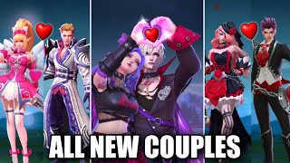 ALL NEW 27 COUPLES IN MOBILE LEGENDS 2021 [upl. by Uziel]