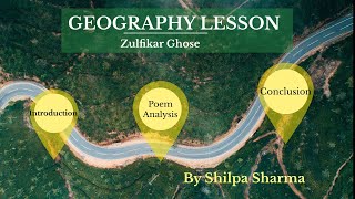 Class 8 Geography Lesson Poem Analysis by Zulfikar Ghose [upl. by Aikehs920]