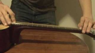 How to Adjust a Truss Rod in an Acoustic Guitar [upl. by Brittney508]