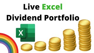 How to Build a Live Dividend Stock Portfolio with Microsoft Excel  Tutorial 📈 [upl. by Birgitta]