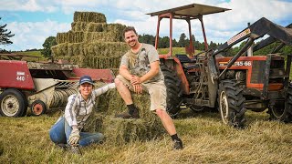 How We Make Hay in Rural NZ  FULL PROCESS [upl. by Gherardo]