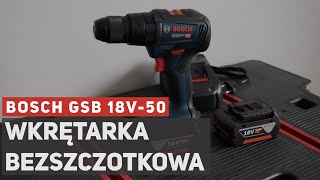 Wkrętarka bezszczotkowa Bosch GSRGSB 18V50 [upl. by Ertnom]