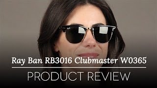 RayBan RB3016 Clubmaster Sunglasses Review [upl. by Viviane]