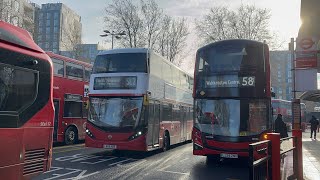 London Buses At Walthamstow Central [upl. by Irisa]