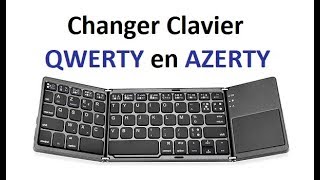 Comment changer clavier QWERTY en AZERTY sur Windows 10 [upl. by Ralip]