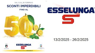 Volantino Esselunga  dal 13 al 26 febbraio 2025 [upl. by Winthorpe684]