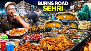 Nihari at Waheed Kabab  Burns Road Ramadan Street Food  Best Sehri in Karachi Pakistan [upl. by Ttelrahc]