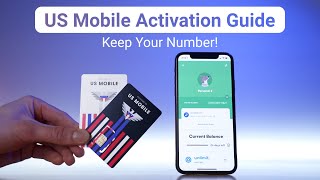 US Mobile Activation Guide  Keep Your Number [upl. by Kcerred]