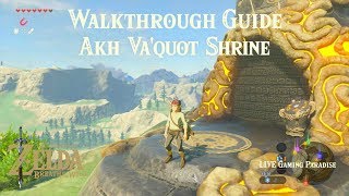 Breath of the Wild  Rito Village  Akh Vaquot Shrine Guide [upl. by Naihs30]