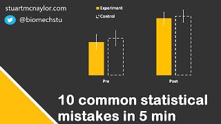 Ten Statistical Mistakes in 5 Min [upl. by Lertnek39]