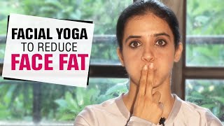 Face Yoga to Reduce Facial Fat  Fit Tak [upl. by Verdha761]