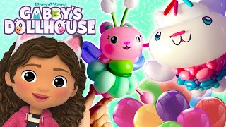 Lets Build GABBY amp FRIENDS with Balloons  GABBYS DOLLHOUSE  Netflix [upl. by Bondy406]