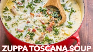 Dinner Zuppa Toscana Soup Olive Garden Copycat Recipe  Natashas Kitchen [upl. by Cerellia629]