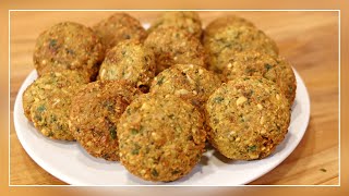 FALAFEL de Garbanzos  La RECETA Árabe más VEGANA [upl. by Martainn962]