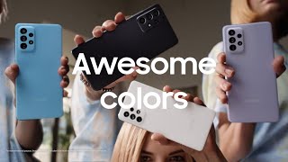 Galaxy A52s 5G  Awesome Colors  Samsung [upl. by Annodahs]