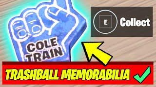 Collect TRASHBALL Memorabilia Locations Fortnite [upl. by Ebbie552]