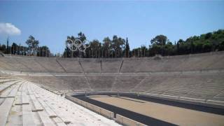 The Panathinaiko Stadium Athens Greece [upl. by Beverlee]