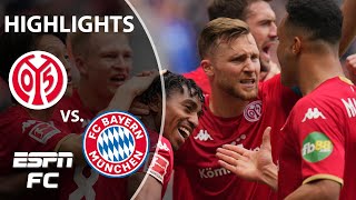 Mainz vs Bayern Munich  Bundesliga Highlights  ESPN FC [upl. by Swinton]