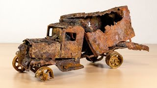 Restoration extreme rusty abandoned 1931´s car truck [upl. by Lamb]