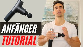 Massagepistole  richtige Anwendung Tutorial 2021 [upl. by Warfield]