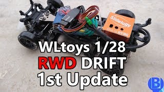 WLtoys 128 K989 RWD Drift Update 01  Gyro Installation [upl. by Lleinad]