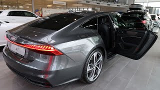 2021 Audi A7 Sportback 40 TDI S Line Quattro 204 hp  Visual Review by Supergimm [upl. by Bo58]