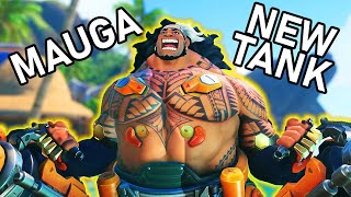 MAUGA GAMEPLAY  New Overwatch 2 Hero From Blizzcon [upl. by Lindell643]