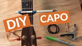 How to Make a Capo Easy DIY Homemade Capo Tutorial [upl. by Yticilef]