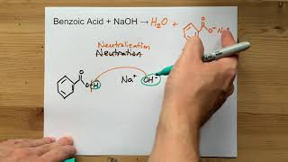 Benzoic Acid  NaOH   Neutralization Reaction [upl. by Germana]