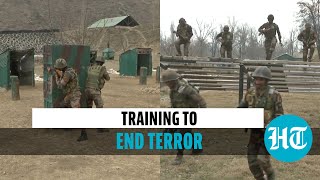 Watch How Indian Army trains soldiers to battle terrorists in JampK [upl. by Eeryk]