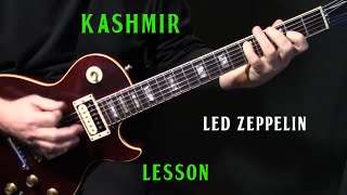 how to play quotKashmirquot on guitar by Led Zeppelin  electric guitar lesson tutorial [upl. by Katalin]